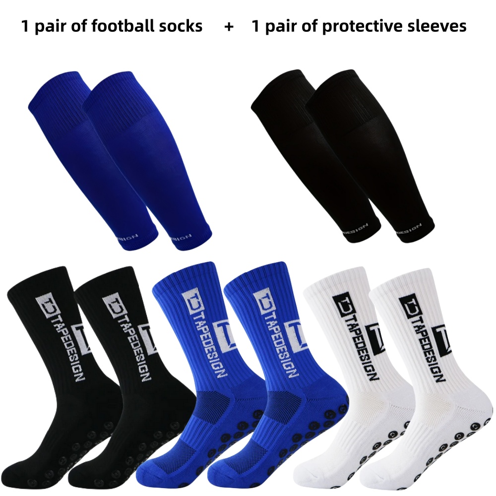 1 pasang kaus kaki sepak bola  - Compression Sleeve Calf ulasan dan harga