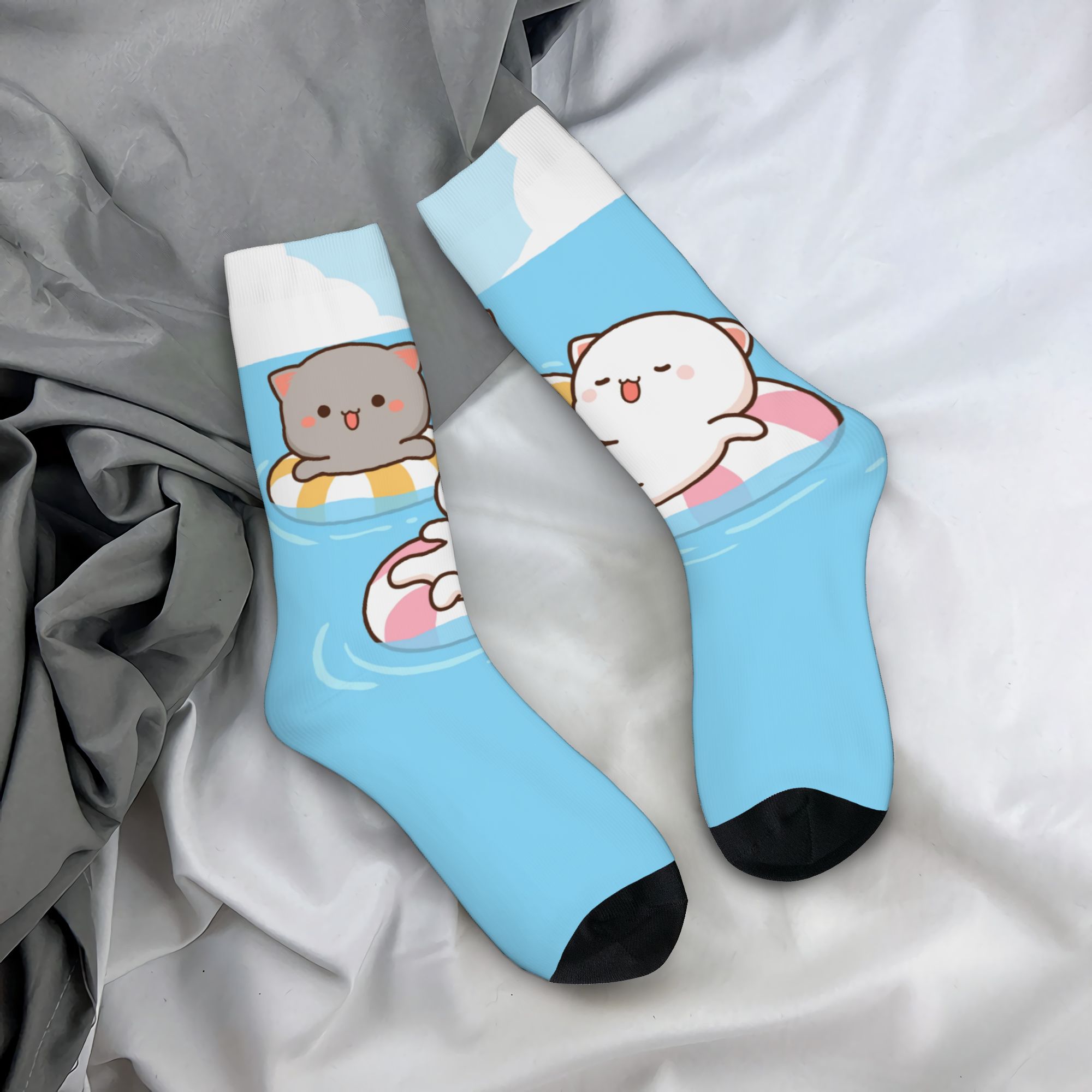 Kaos Kaki Unisex Motif 3D Kuci - Dress Sock Men ulasan dan harga