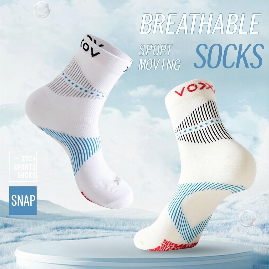 WRELS 1/2/3 Pasang Kaus Kaki L - Athletic Sock Cushion ulasan dan harga