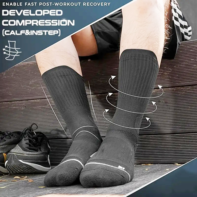 1/5 Pasang Kaus Kaki Olahraga  - Athletic Sock Cushion ulasan dan harga